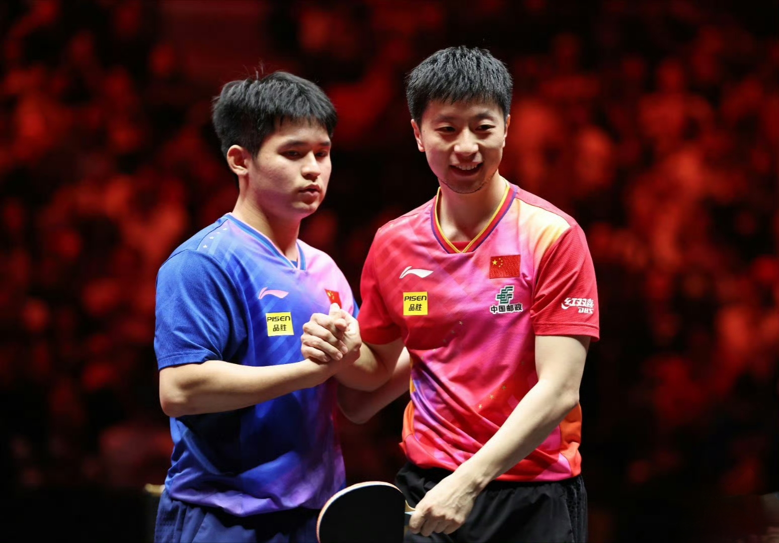 中国队轻取德国队，马龙点燃赛场